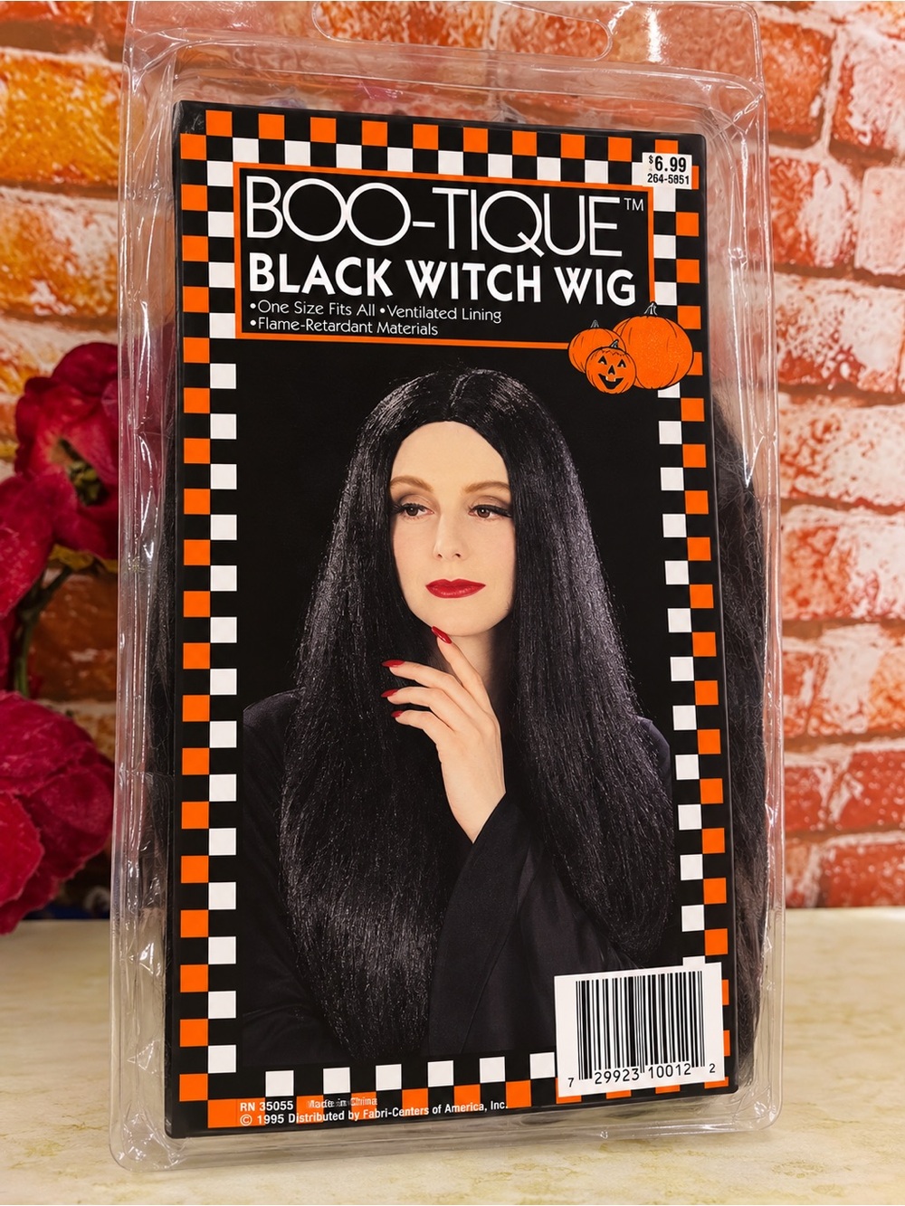 Long Straight Black Boo-Tique Witch Wig